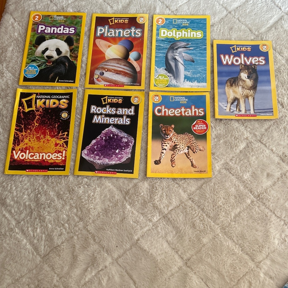 National Geographic kids level two 7 books set set